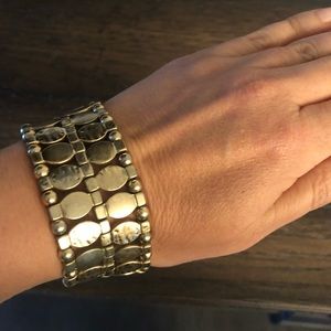 Anthropologie Jewelry - Anthropologie Gold Stretch Bracelet - NEW! Anthropologie Jewelry - Anthropologie Gold Stretch Bracelet - NEW!
